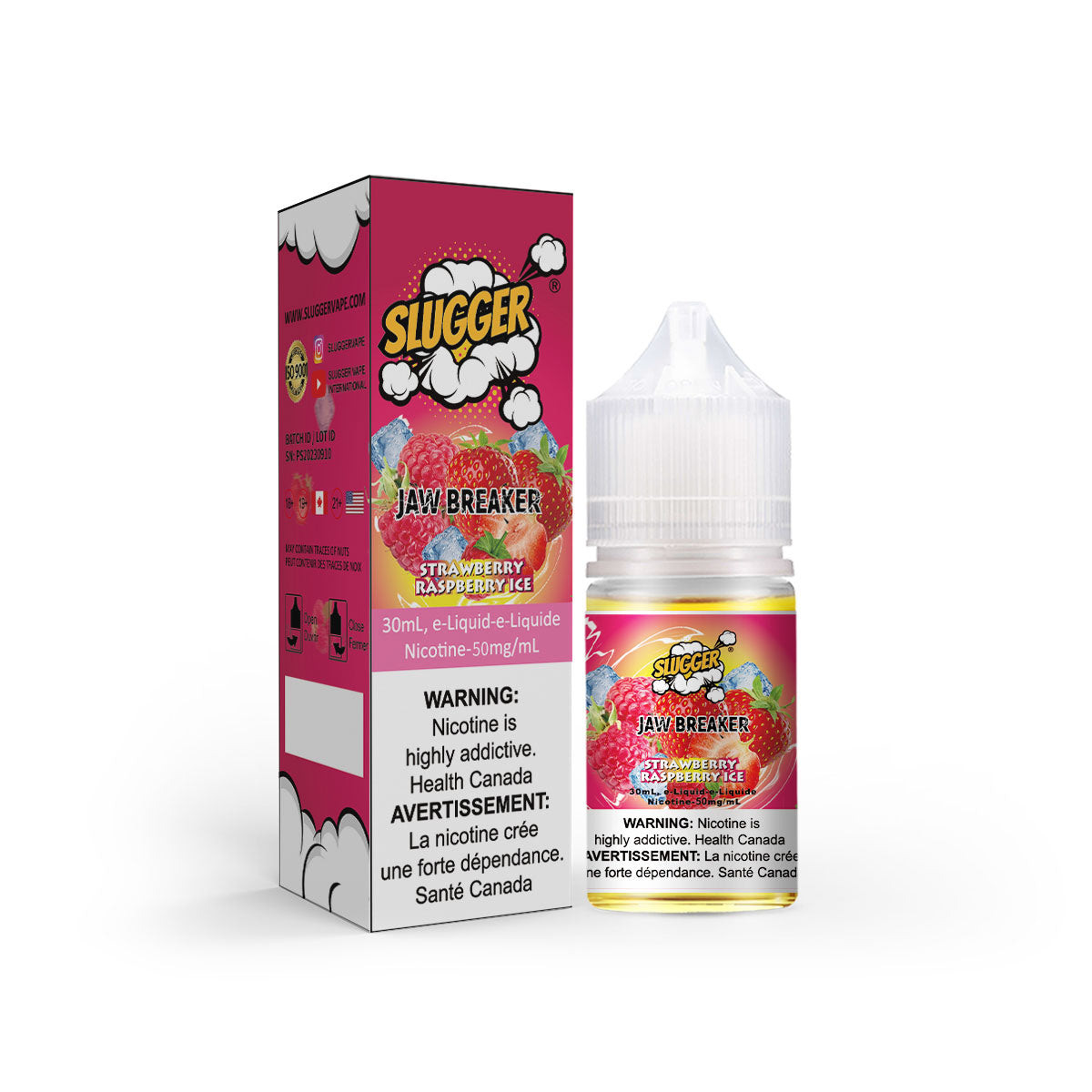 Slugger Strawberry Raspberry Ice 30ml