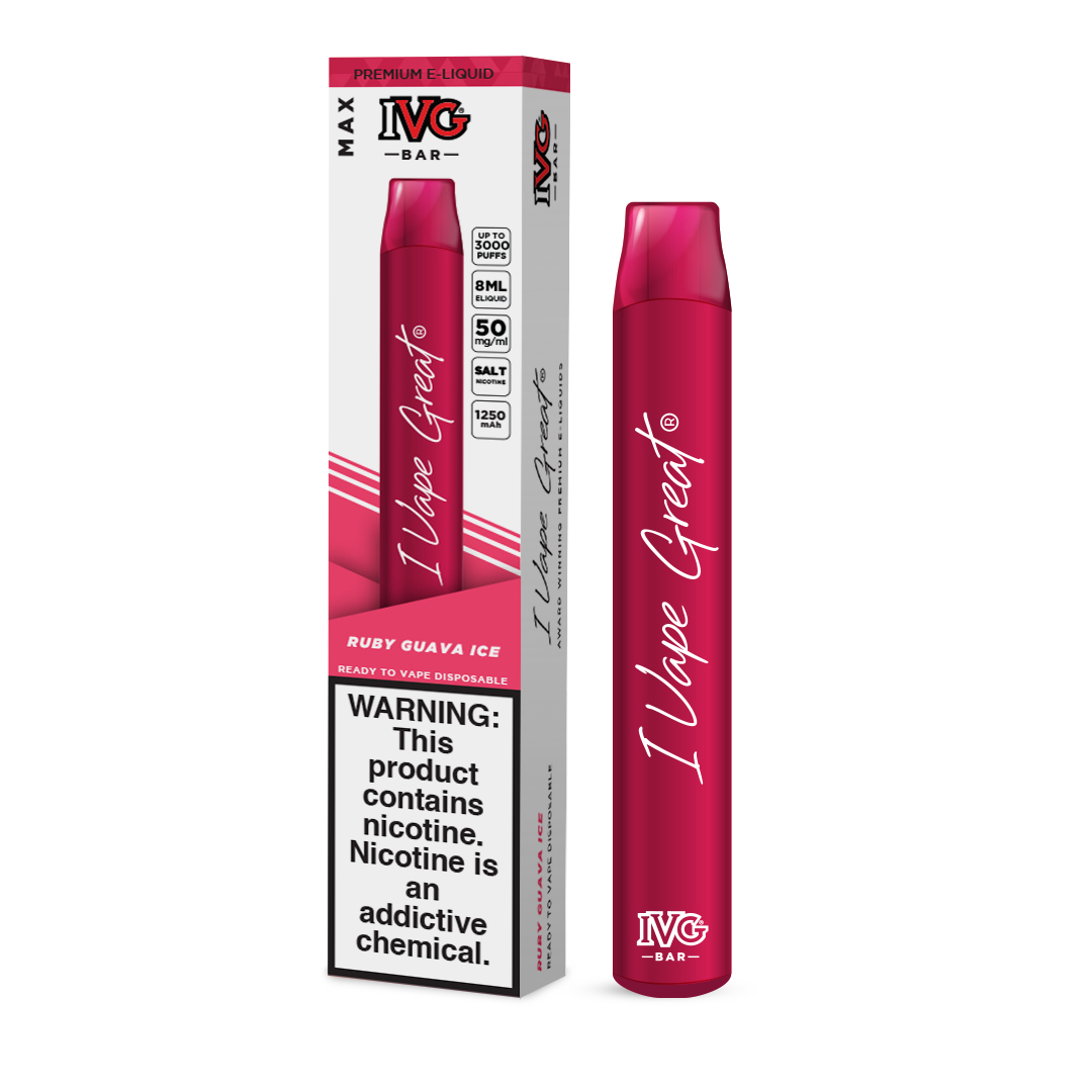 IVG BAR MAX – RUBY GUAVA ICE 50mg